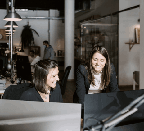 Two women in the office