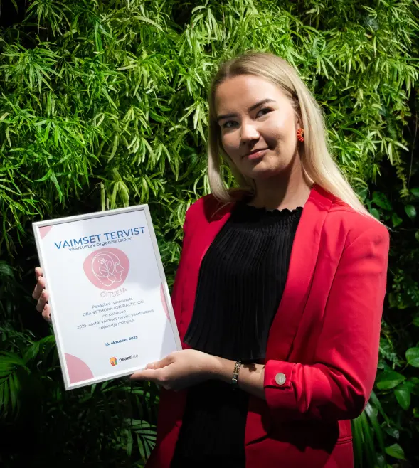 Grant Thornton Baltic pälvis Peaasi.ee märgise Õitseja kategoorias