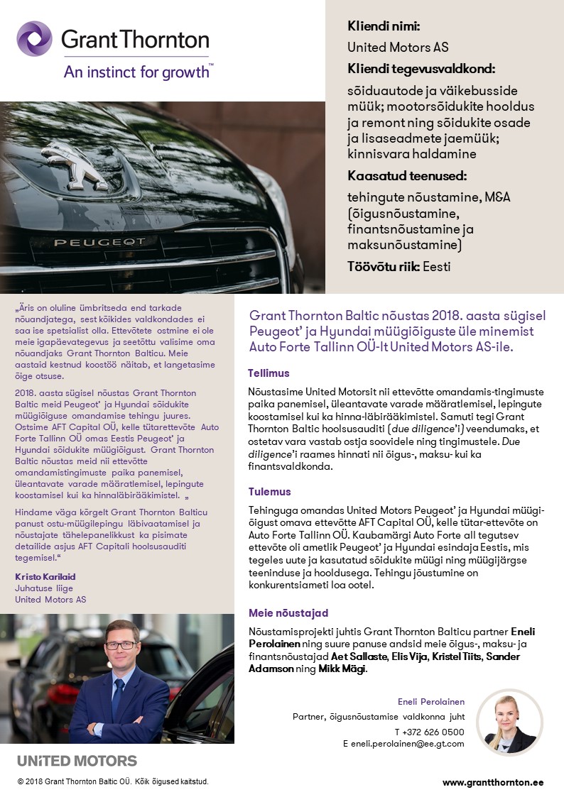 Grant Thornton United Motors Case study Thumbnail
